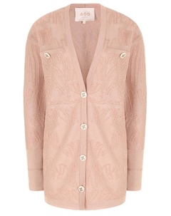 Кардиган из хлопка и вискозы And the brand