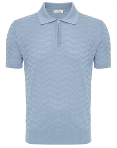 Поло из шелка и хлопка Panicale