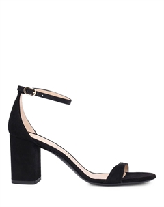 Босоножки замшевые Nudist Stuart weitzman