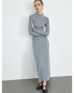 Трикотажное платье миди с воротником Sela