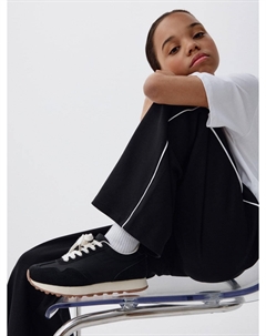 Комбинированные кеды для девочек Sela