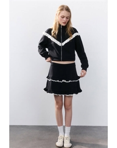 Юбка мини с контрастными оборками Befree