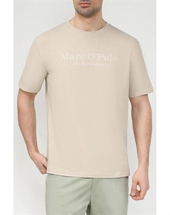 Футболка хлопковая с логотипом Marc o'polo