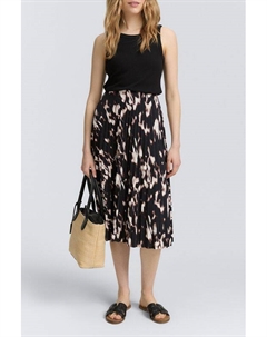 Юбка плиссированная с принтом Tom tailor