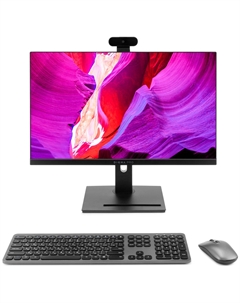 Моноблок Digma Pro Vision, 23.8, Full HD, Ryzen 7 5700U (1.8), 16Gb, SSD512Gb, RGr CR, Windows 11 Pro, Eth, WiFi, BT 90W, клавиатура+мышь, Cam, черный, 1920x1080