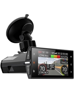 Видеорегистратор с радар-детектором Silverstone F1 Hybrid S-BOT-PRO GPS черный Silverstone f1