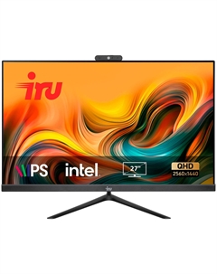 Моноблок iRU Office 27IH5P2K 27 QHD i5 11400/8Gb/SSD256Gb UHDG 730/DOS/черный 2560x1440 (1865016) Iru