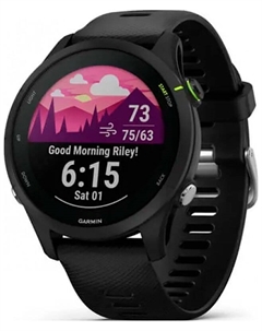 Часы Garmin Forerunner 255 Music, с черным ремешком (010-02641-30)