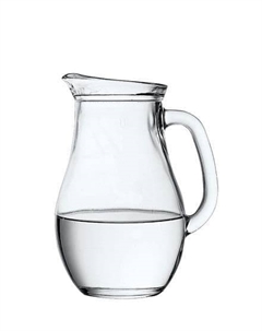 Кувшин 1л d=123мм h=200мм с красной крышкой Бистро | 80102 Pasabahce