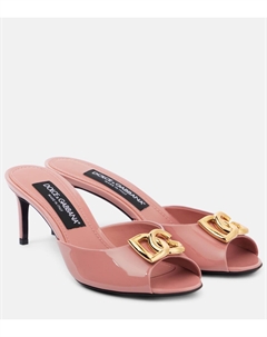 Кейра DG 60 лакированные мюли, Rosa Dolce&gabbana