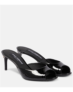 Лаковые мюли, черный Dolce&gabbana