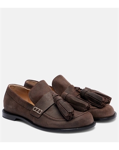 Замшевые лоферы, Deep Walnut Jw anderson