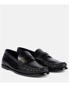 Лоферы пенни Laurent из кожи, нуар Saint laurent