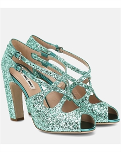 Блестящие сандалии, Acqua Miu miu