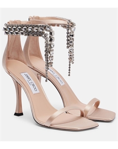 Верити 100 атласные сандалии, Macaron Jimmy choo