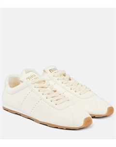 Кожаные кроссовки, Avorio Miu miu