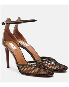 90 mesh и лаковые лоферы, Kaki Alaia