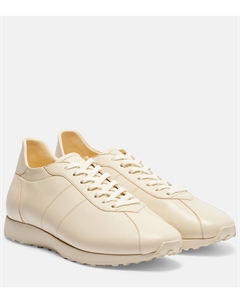 Кроссовки из искусственной кожи с эффектом слюды, Sage Tint The row