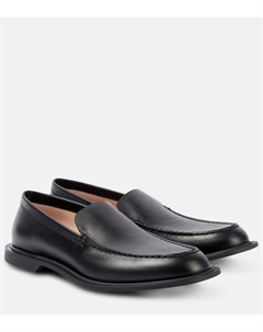 Кожаные лоферы Nic, черный The row