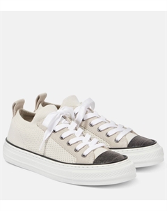 Вязаные слипоны, Ice White Brunello cucinelli