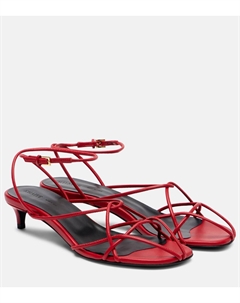 Лулу 35 кожаные босоножки на ремешке, Carmine Khaite