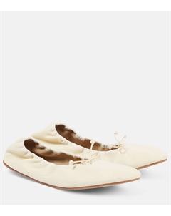 Кожаные балетки, Sage Tint The row