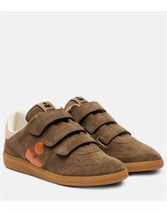 Бет замшевые кроссовки, Khaki/Orange Isabel marant