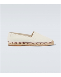 Кожаные эспадрильи, белый Brunello cucinelli