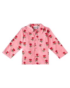 Хлопковая рубашка Roses, розовый Mini rodini