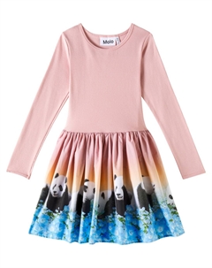 Платье из хлопка Casie с принтом, Pandamazing Molo