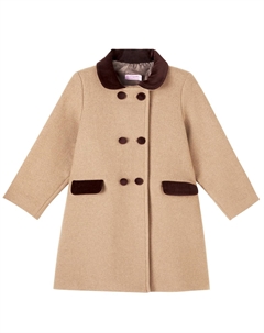 Пальто Arrieta из смесовой шерсти, серо-коричневый La coqueta