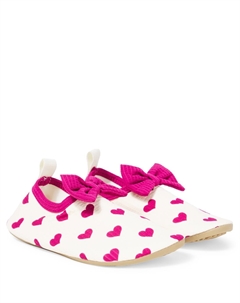 Ботильоны из пестроткани с бантиком, Coeur Sangria Konges slojd