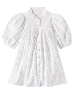 Платье из цветного вуалевого шифона , Blue Ditsy Print Petite amalie