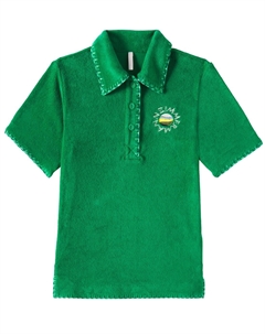 Платье из хлопкового велюра Everley, Emerald Zimmermann kids