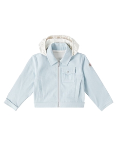 Джинсовая куртка с капюшоном Esme, светло-синий Moncler enfant
