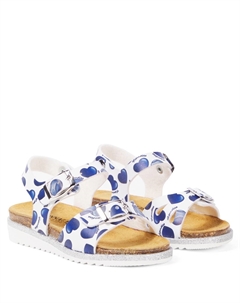 Сандалии St. Cuori из искусственной кожи, Bianco + Blu Monnalisa