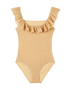 OseMini Lumière купальник с рюшами Oséree Kids, золотой Oseree kids