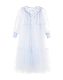 Платье из тюля с кружевной отделкой , Soft Blue Petite amalie