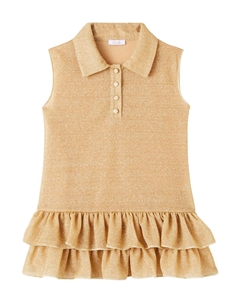 Платье Lumière с рюшами Oséree Kids, золотой Oseree kids