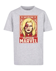 Рубашка Captain Marvel - Ornament, светло-серый Absolute cult