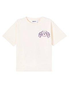 Футболка Riley из хлопкового джерси с принтом, Buttercream Molo