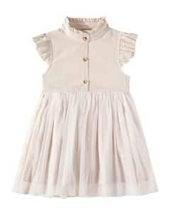 Платье Fleurance с рюшами, Soft Sand Donsje