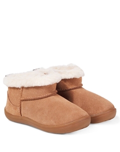 Кожаные замшевые ботинки Kinsey Kids, Chestnut Ugg