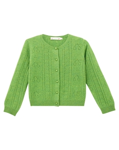Жаккардовый кардиган Josiane из кашемира, Vert Bonpoint