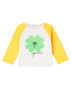 Детская футболка из хлопкового джерси с принтом, белый Bobo choses