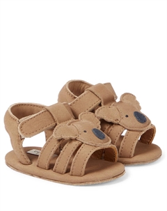Босоножки Baby Diedan из кожи коалы, Truffle Nubuck Donsje