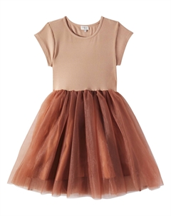 Платье Timie из джерси и тюля, Clay Donsje