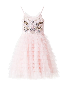 Платье из тюля с золотыми маргаритками, TDM9773 Tutu du monde