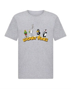 Рубашка Looney Tunes - Platform Pose 2.0, пятнистый серый Absolute cult