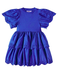 Платье Ceelia из хлопка с принтом, Blue Marcaw Molo